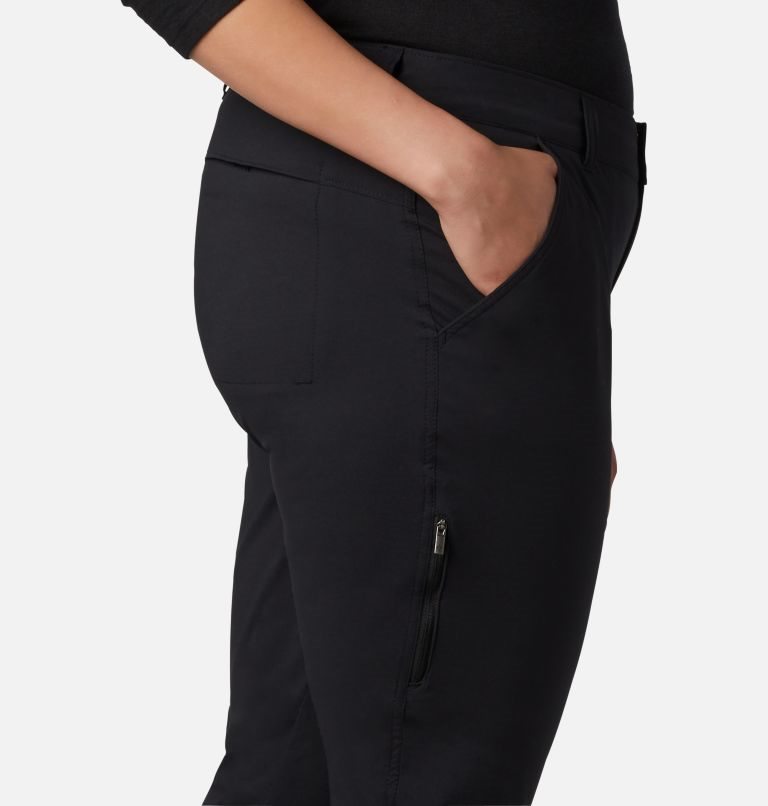 Columbia Saturday Trail Stretch Bukse Dame Svarte | Plus Size 45867I